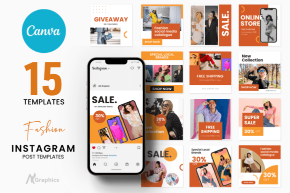 15 Attractive Instagram Post Templates: A Creative Toolkit
