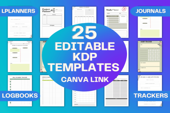 25 Editable KDP Templates for Canva: Your Publishing Shortcut