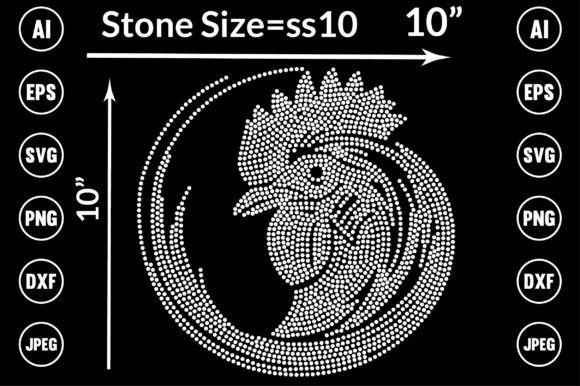 Crafting with Sparkle: Using Hen Rhinestone Templates Design