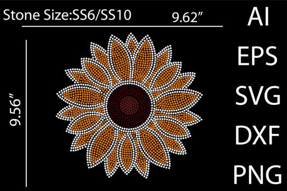 Crafting with Sunflower Rhinestone Templates for Digital Projects