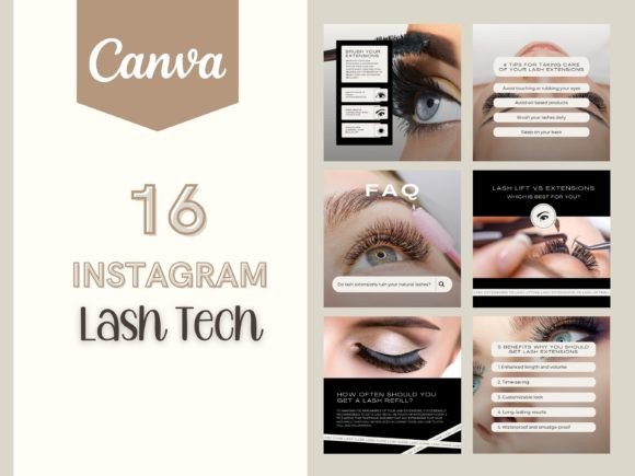 DANA Lash Tech Templates: A Smart Social Media Solution