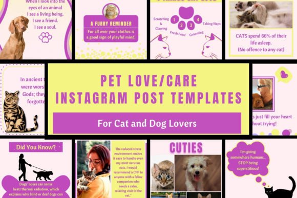 Effortless Pet Branding: Canva Templates for Social Media