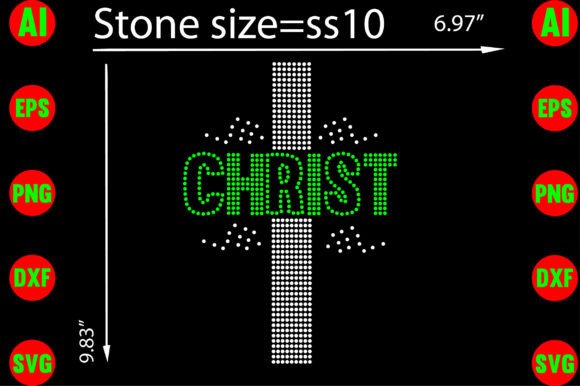 Jesus Rhinestone Templates Design: Faith-Inspired Crafting