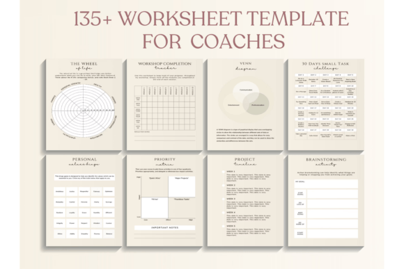 Master Your Coaching Business with 135+ Canva Templates
