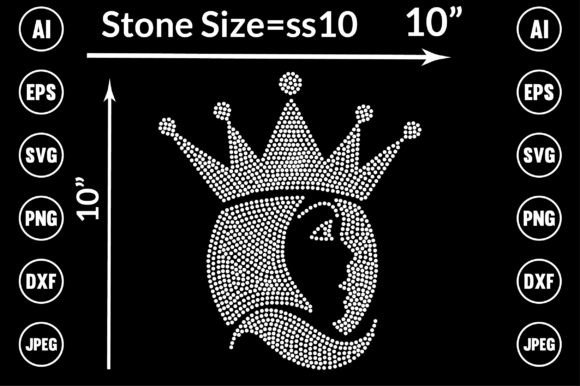 Queen Rhinestone Templates: Bold Typography for Maximum Impact