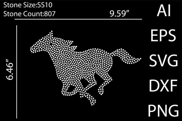 Sparkle and Style: Using Horse Rhinestone Templates Design