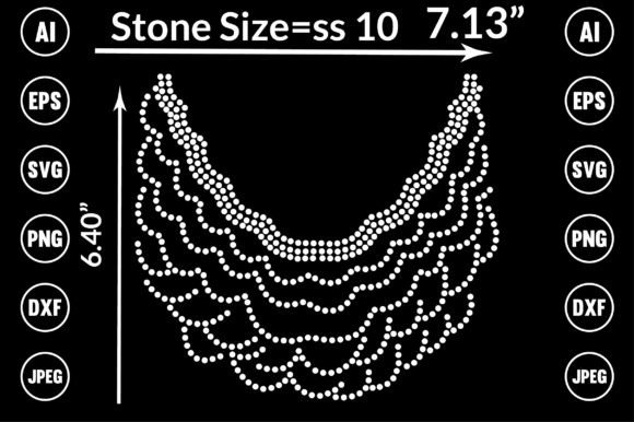 Sparkle Your Projects with Necklace Rhinestone Templates