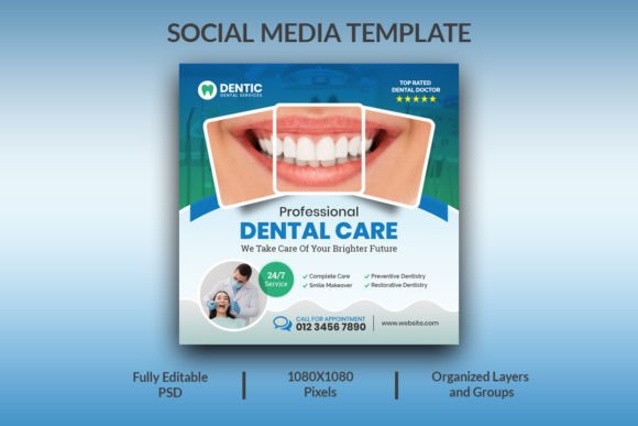 Streamline Your Dental Practice's Online Presence with Social Media Templates