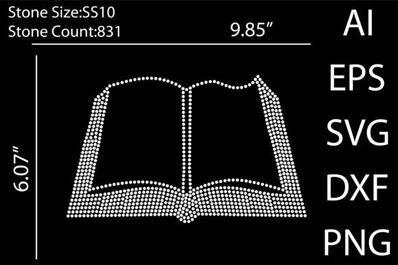 Unleash Your Creativity with Book Rhinestone Templates Design
