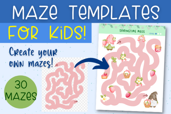Unlock Creativity with Maze Templates for Kids